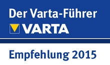 VARTA Siegel Empfehlung 2015 VARTA Siegel Empfehlung 2015